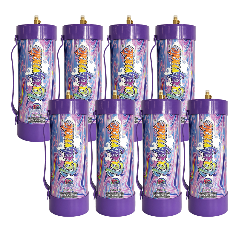 8pcs blueberry Lovelyamte 2000g cream  charger