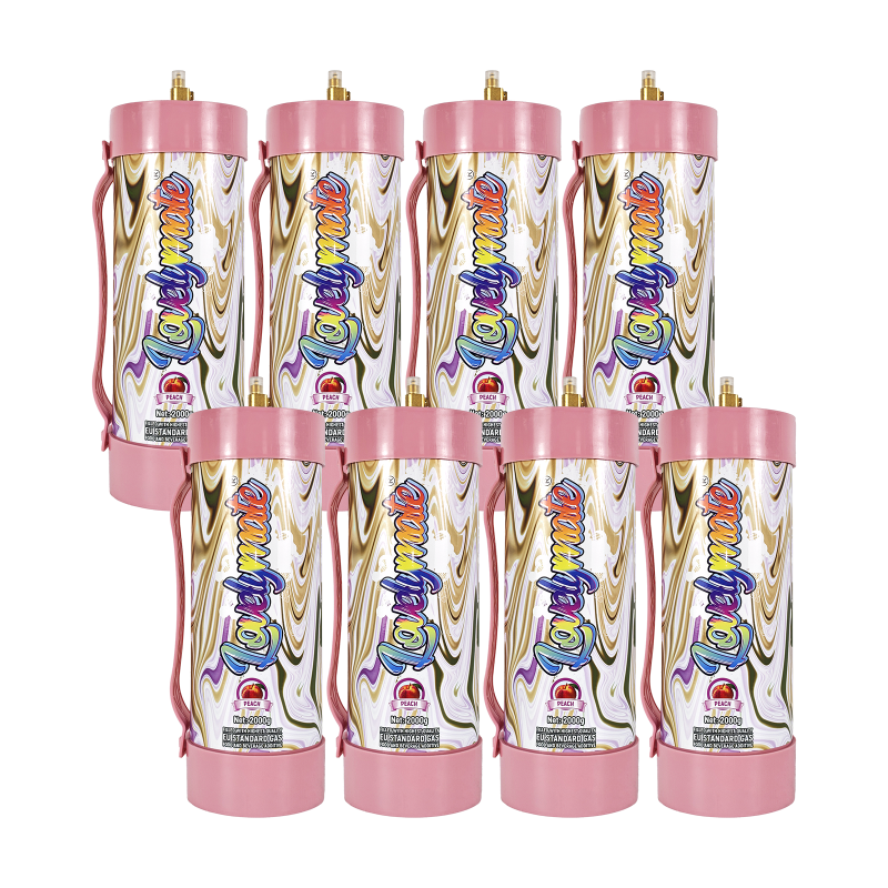 Lovelymate cream charger 2000g peach flavor