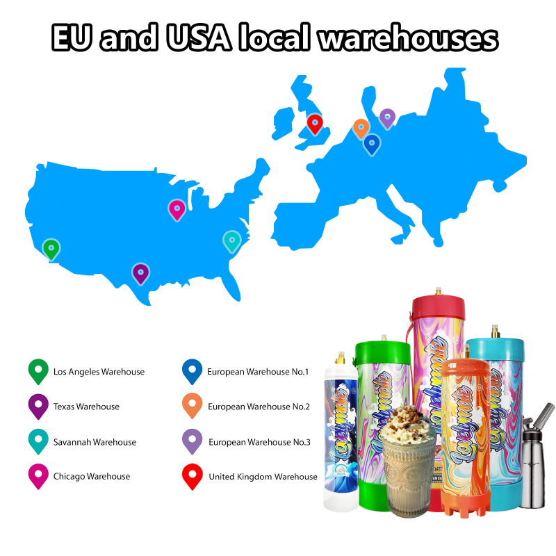Lovelymate cream charger EU USA local stock