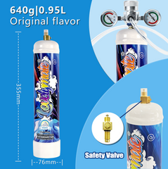 Lovelymate 640g cream charger original flavor