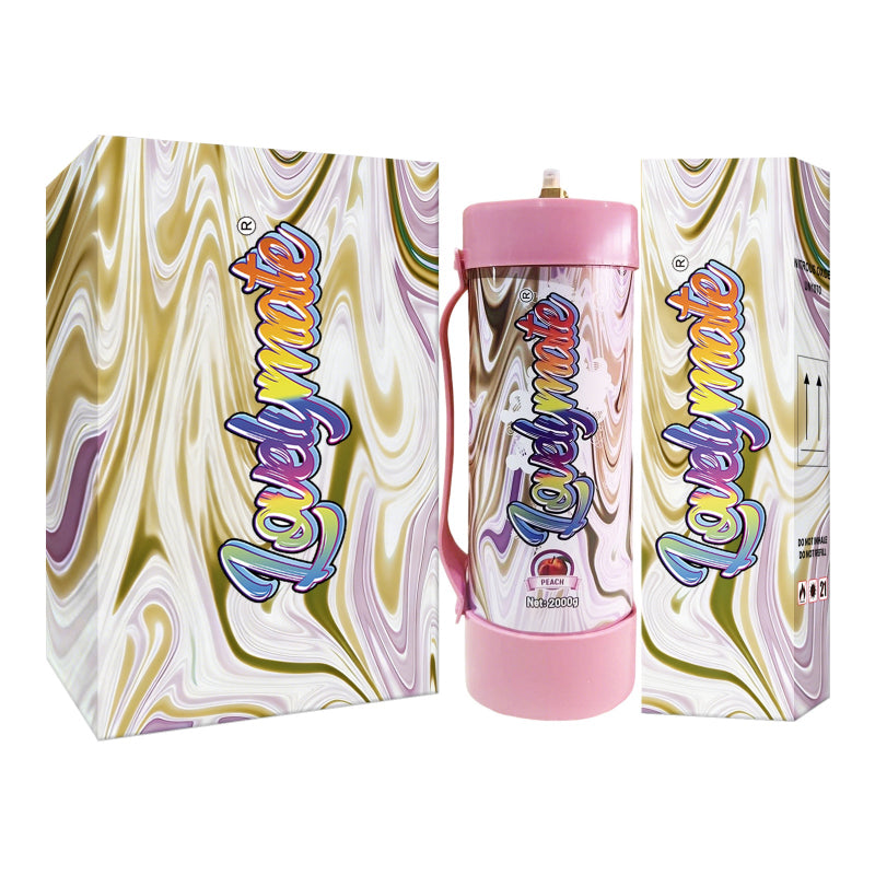 2000g peach Lovelyamte nitrous oxide cream charger