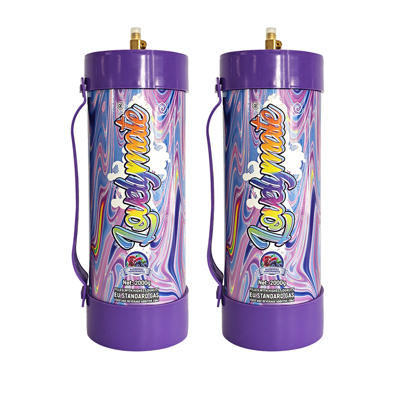 Lovelymate 2000g cream charger blueberry 2pcs