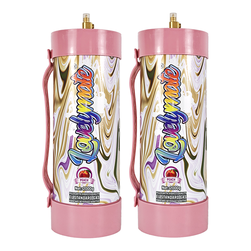 2pcs 2000g peach Lovelyamte cream charger