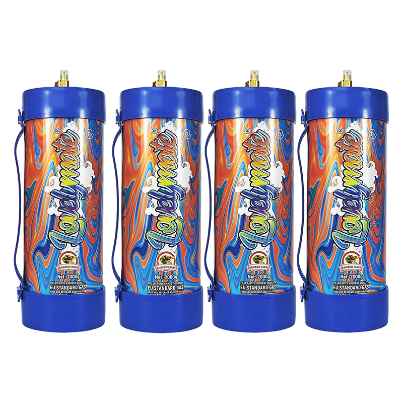 4pcs rainbow candy Lovelymate cream charger