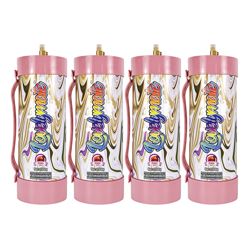 4pcs 2000g peach Lovelyamte cream charger