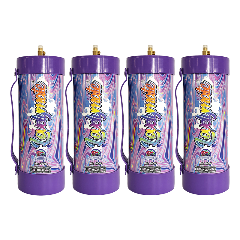 4pcs Lovelymate cream charger blueberry 2000g