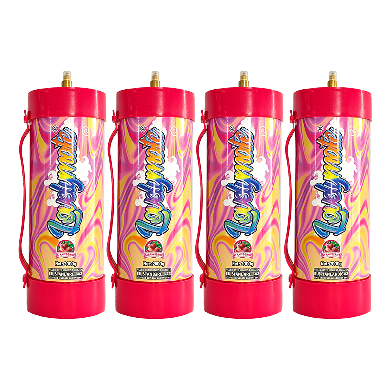 4pcs 2000g Lovelymate strawberry cream charger