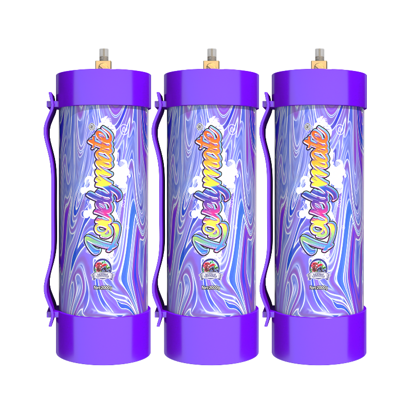 3pcs blueberry Lovelyamte 2000g cream  charger