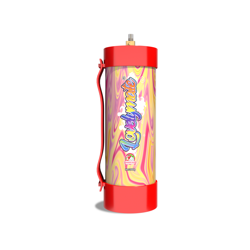 2pcs/1 box Lovelymate 2000g cream charger strawberry flavor N2O gas