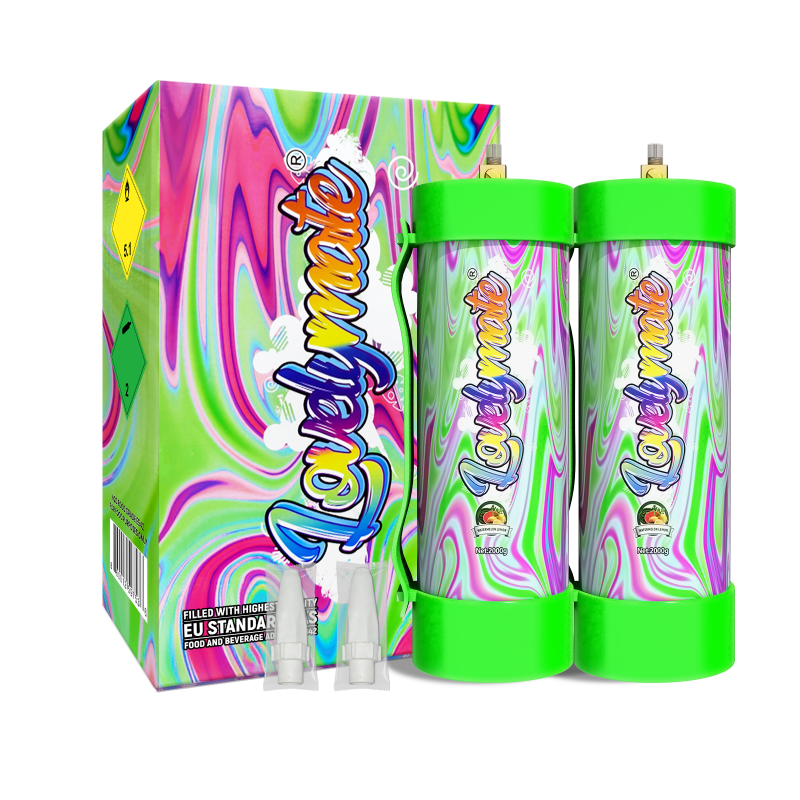 2pcs/1 box Lovelymate cream charger 2000g watermelon flavor N2O cream canisters