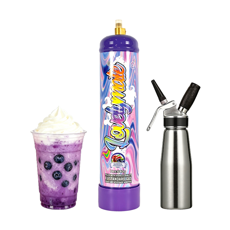 Lovelymate cream charger blueberry 640g