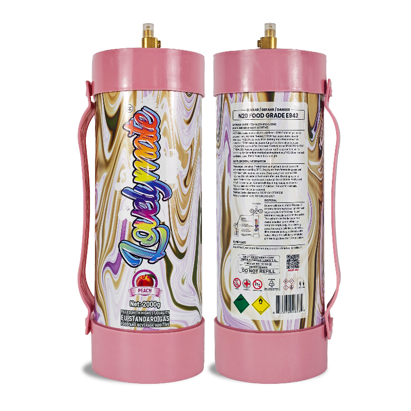 Peach Lovelymate 2000g cream charger