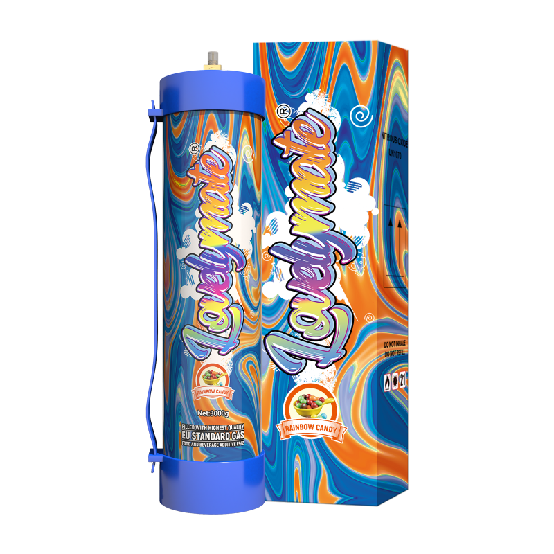 Lovelymate 3000g rainbow candy cream charger