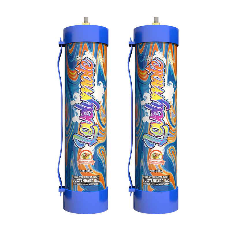 2pcs Lovelyamte rainbow candy 3000g cream charger