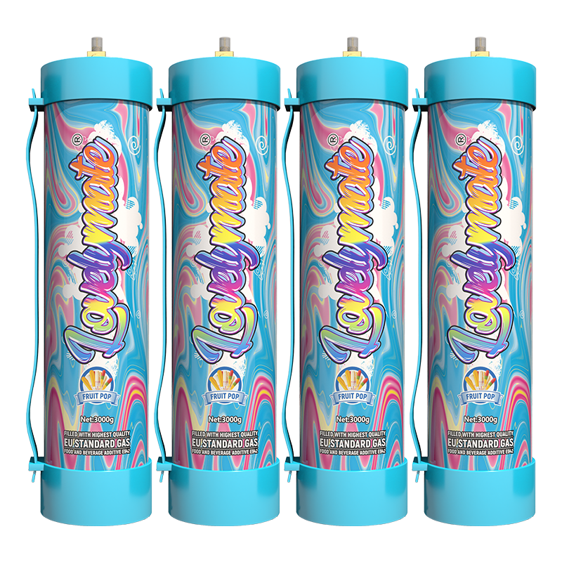 4pcs Fruit pop Lovelymate 3000g cream charger