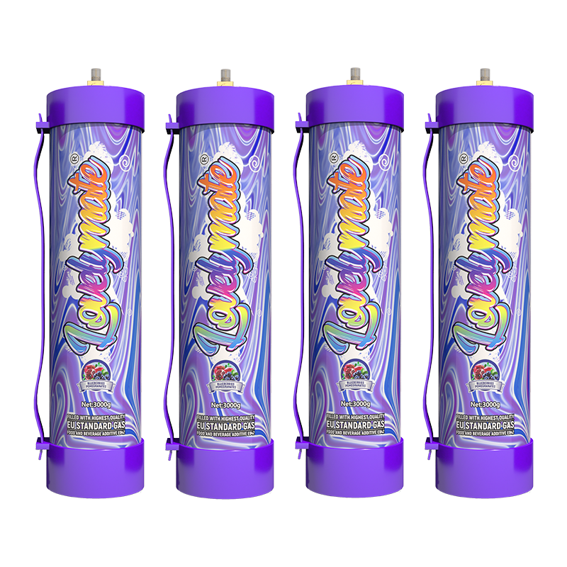 4pcs blueberry 3000g Lovelymate cream charger