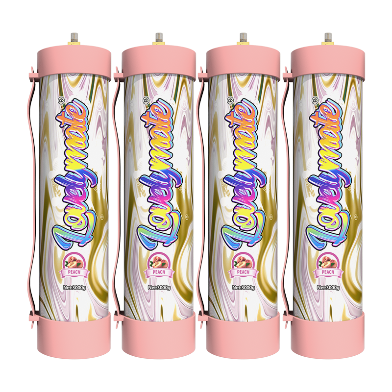 Lovelymate 3000g cream charger peach 4pcs