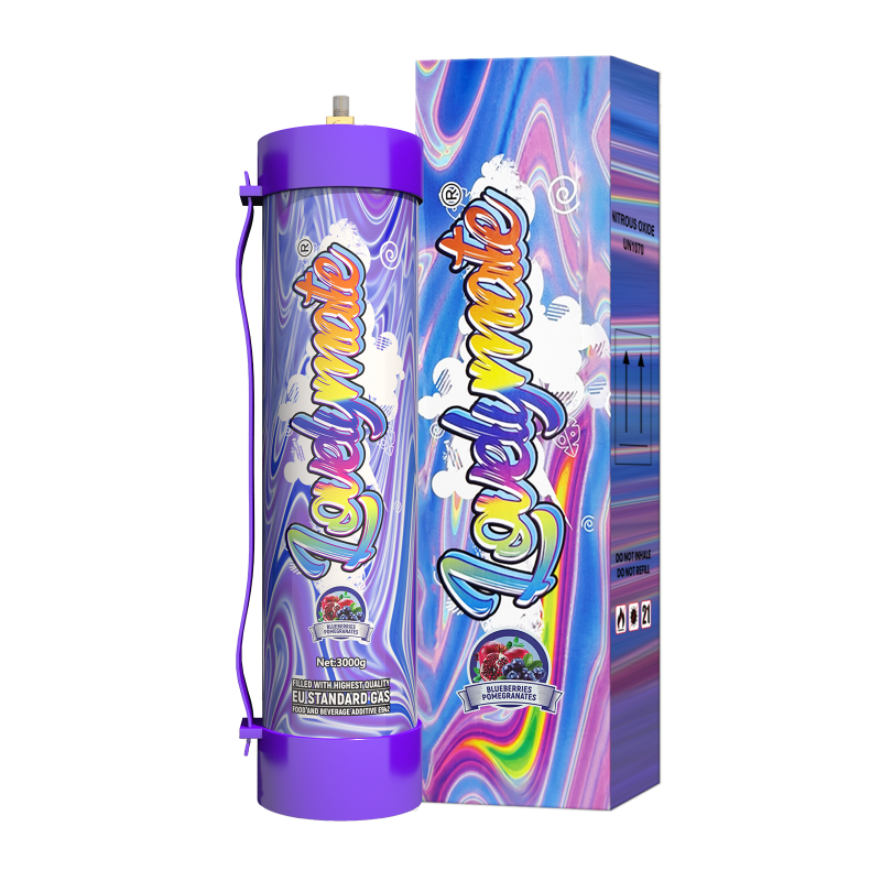 Lovelymate blueberry 3000g cream charger