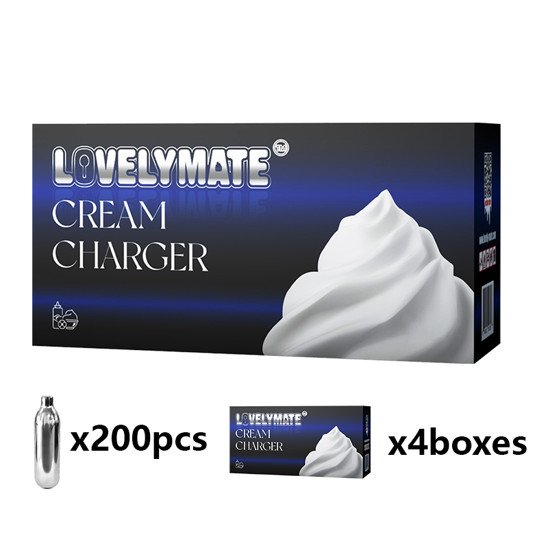200pcs 8g Lovelymate cream charger