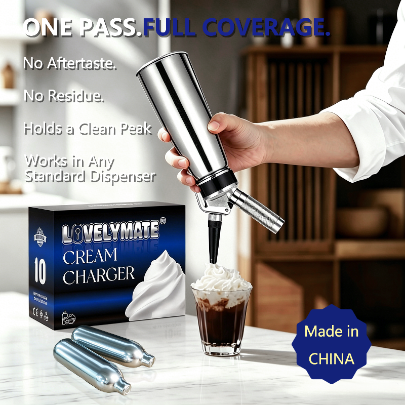 Food grade Lovelymate cream charger