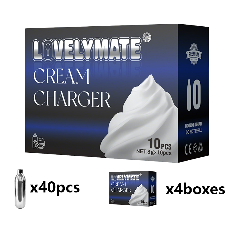 40pcs 8g Lovelymate cream charger