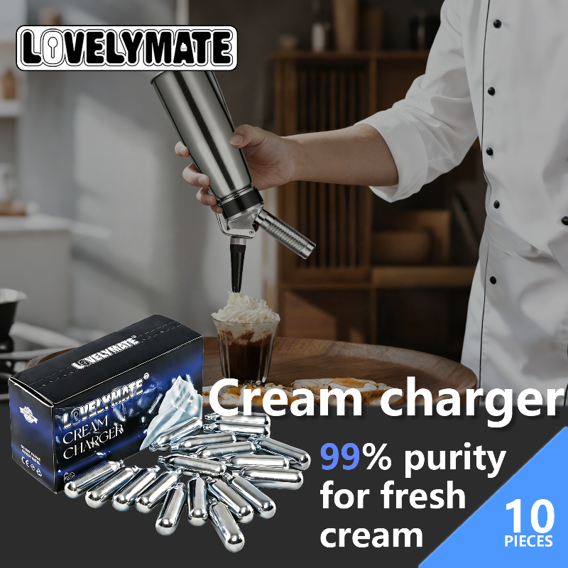 10pcs 8g cream charger N2O gas