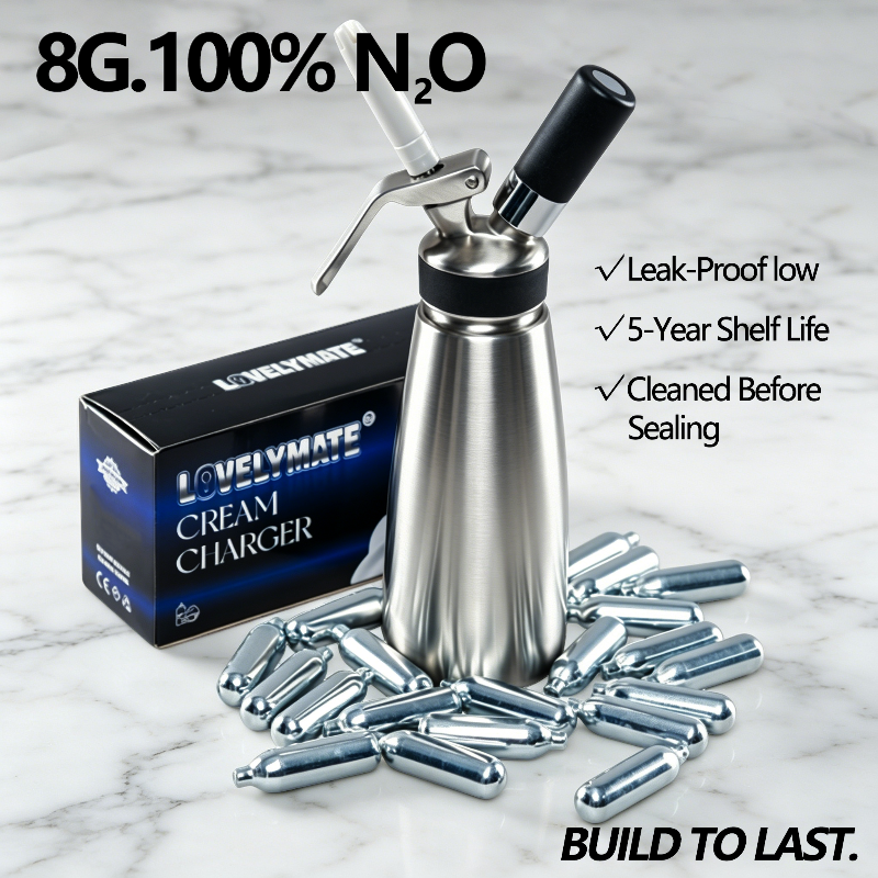 100% purity n2o gas lovelymate cream charger