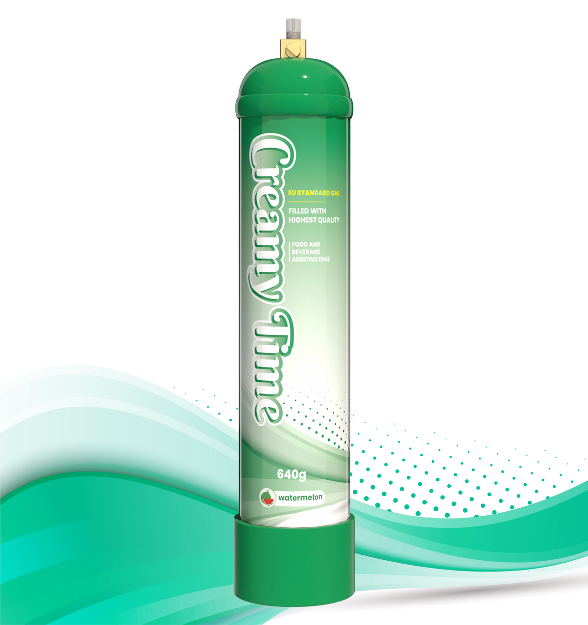 creamy time watermelon 640g cream charger