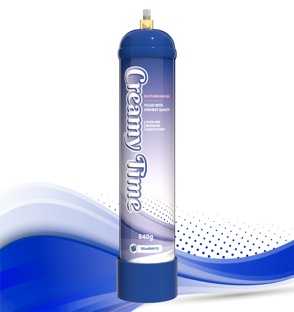 creamy time 640g blueberry cream charger
